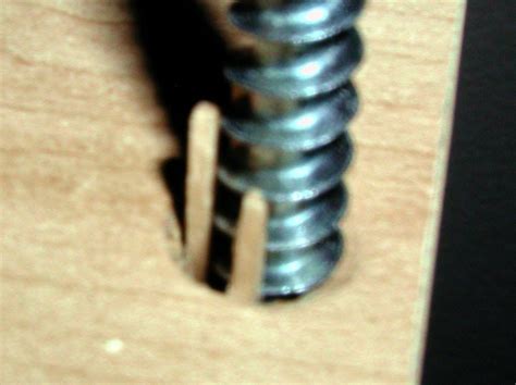 stripped sheet metal screw hole|using toothpicks for stripped screws.